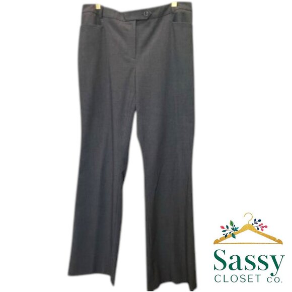 Calvin Klein Dress Pants – Charcoal Gray, Sz 10P, Excellent - Picture 1 of 6